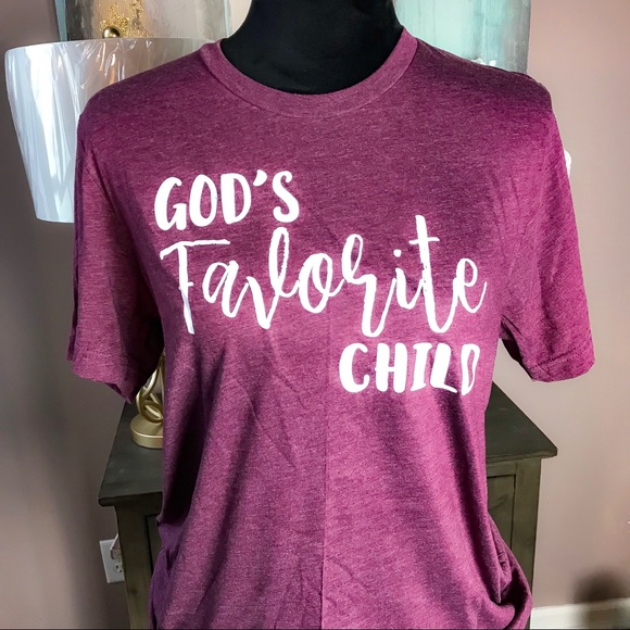 ⬇️$25 God's Favorite Child Faith Graphic Tee - Picture 4 of 4